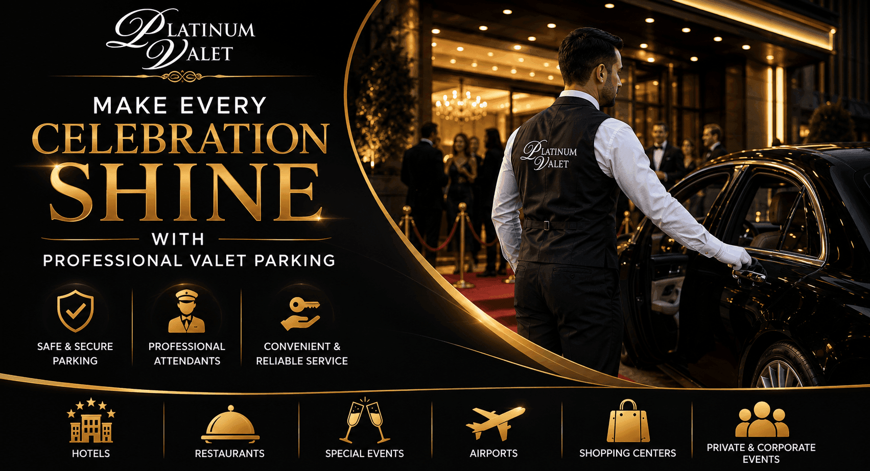 Make Every Celebration Shine With Professional Valet Parking